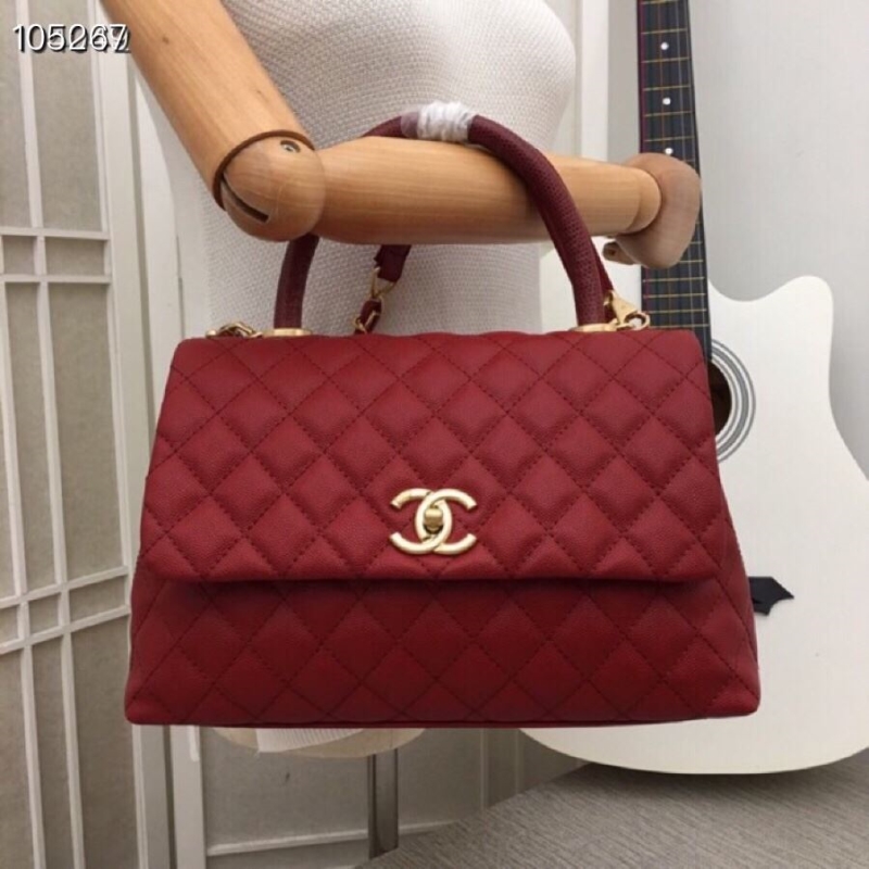 Ch**el top handle bags